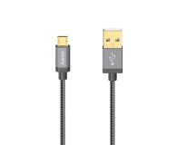 Hama KABEL USB-microUSB 0.75M HAMA ELITE czarny # - 1438386 - zdjęcie 1